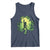 Funny St. Patrick's Day Bigfoot Tank Top Sasquatch Shamrock Irish