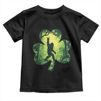 Funny St. Patrick's Day Bigfoot Toddler T Shirt Sasquatch Shamrock Irish