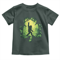 Funny St. Patrick's Day Bigfoot Toddler T Shirt Sasquatch Shamrock Irish