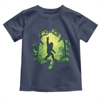 Funny St. Patrick's Day Bigfoot Toddler T Shirt Sasquatch Shamrock Irish