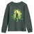Funny St. Patrick's Day Bigfoot Youth Sweatshirt Sasquatch Shamrock Irish
