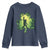 Funny St. Patrick's Day Bigfoot Youth Sweatshirt Sasquatch Shamrock Irish