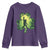Funny St. Patrick's Day Bigfoot Youth Sweatshirt Sasquatch Shamrock Irish