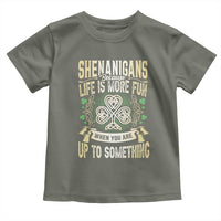 Funny St. Patrick's Day Toddler T Shirt Shenanigans Because Life Is More Fun When You Are Up To Something