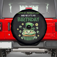 Funny St. Patrick's Day And Birthday Spare Tire Cover Shamrock Cupcake Leprechaun