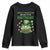 Funny St. Patrick's Day And Birthday Youth Sweatshirt Shamrock Cupcake Leprechaun