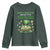 Funny St. Patrick's Day And Birthday Youth Sweatshirt Shamrock Cupcake Leprechaun