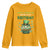 Funny St. Patrick's Day And Birthday Youth Sweatshirt Shamrock Cupcake Leprechaun