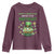 Funny St. Patrick's Day And Birthday Youth Sweatshirt Shamrock Cupcake Leprechaun