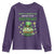 Funny St. Patrick's Day And Birthday Youth Sweatshirt Shamrock Cupcake Leprechaun