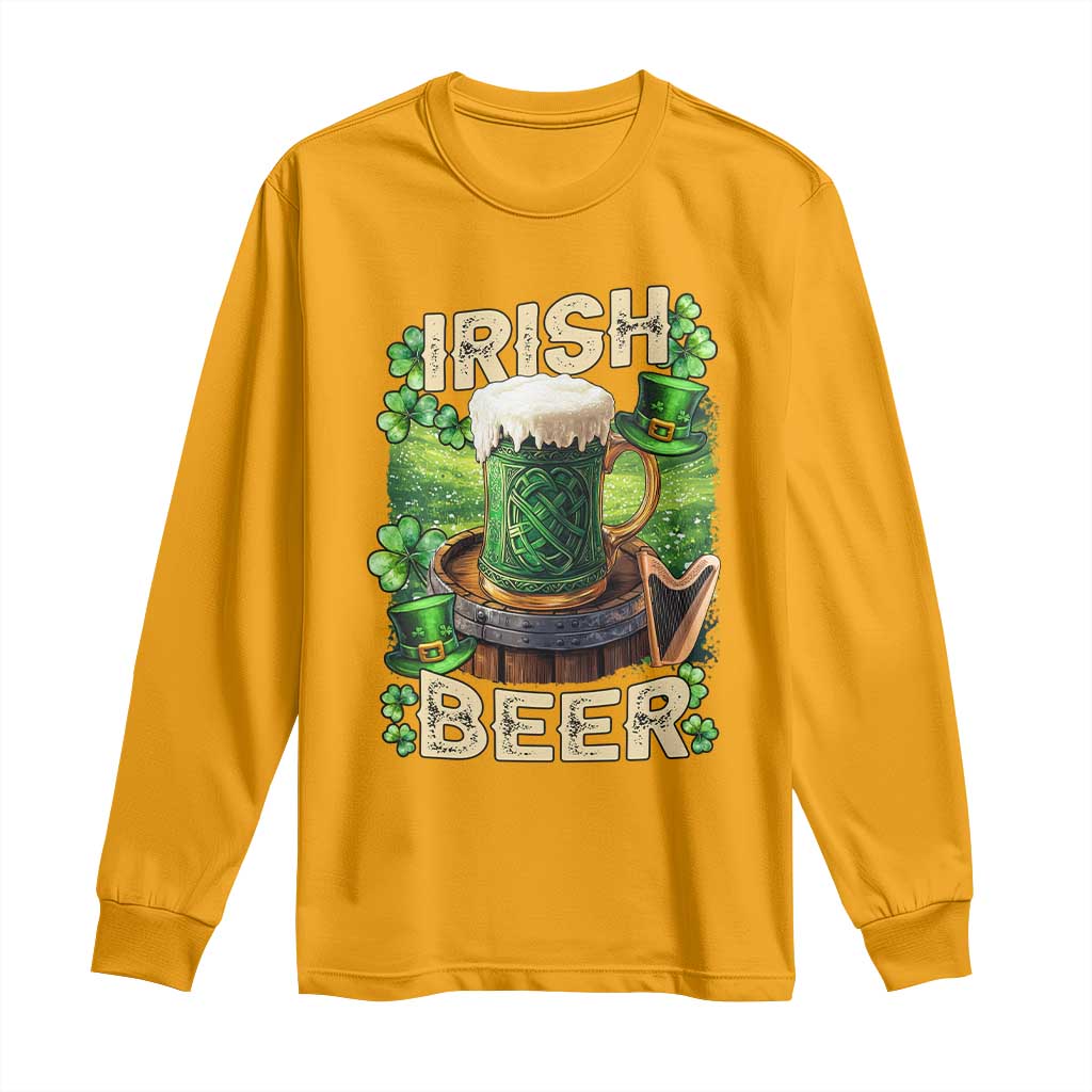 Funny St. Patrick's Day Irish Beer Long Sleeve Shirt