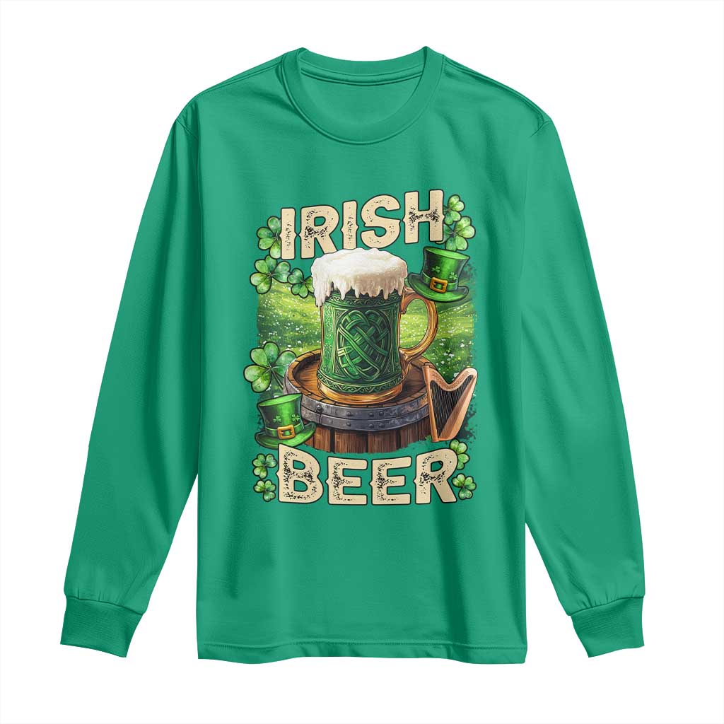 Funny St. Patrick's Day Irish Beer Long Sleeve Shirt