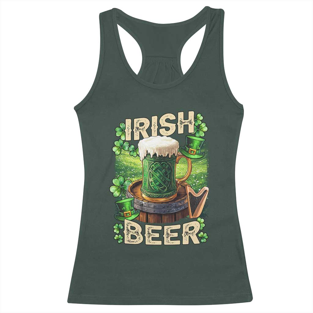 Funny St. Patrick's Day Irish Beer Racerback Tank Top