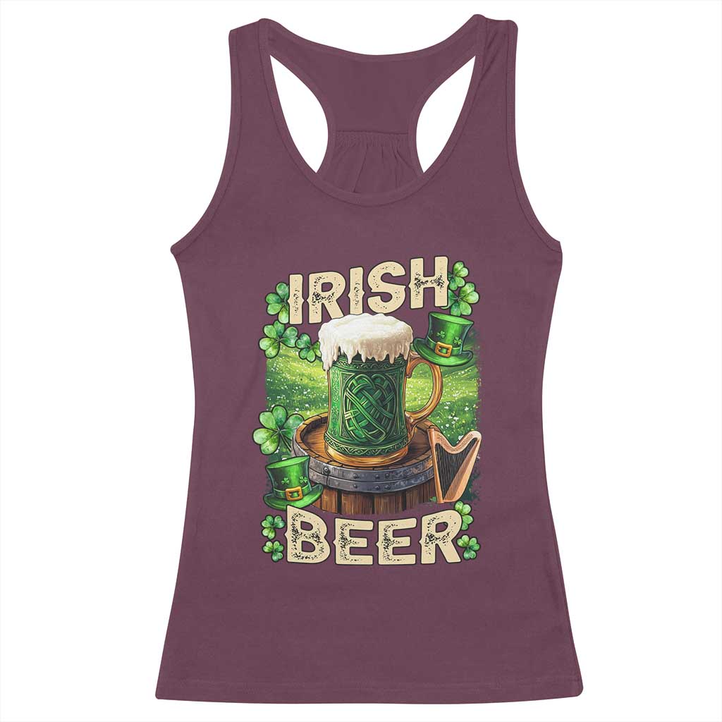 Funny St. Patrick's Day Irish Beer Racerback Tank Top