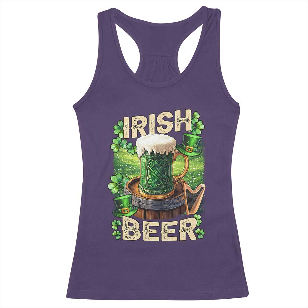 Funny St. Patrick's Day Irish Beer Racerback Tank Top