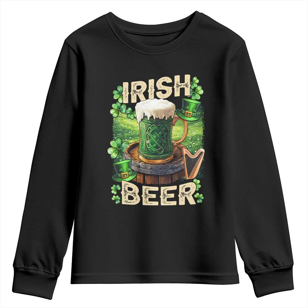 Funny St. Patrick's Day Irish Beer Youth Sweatshirt