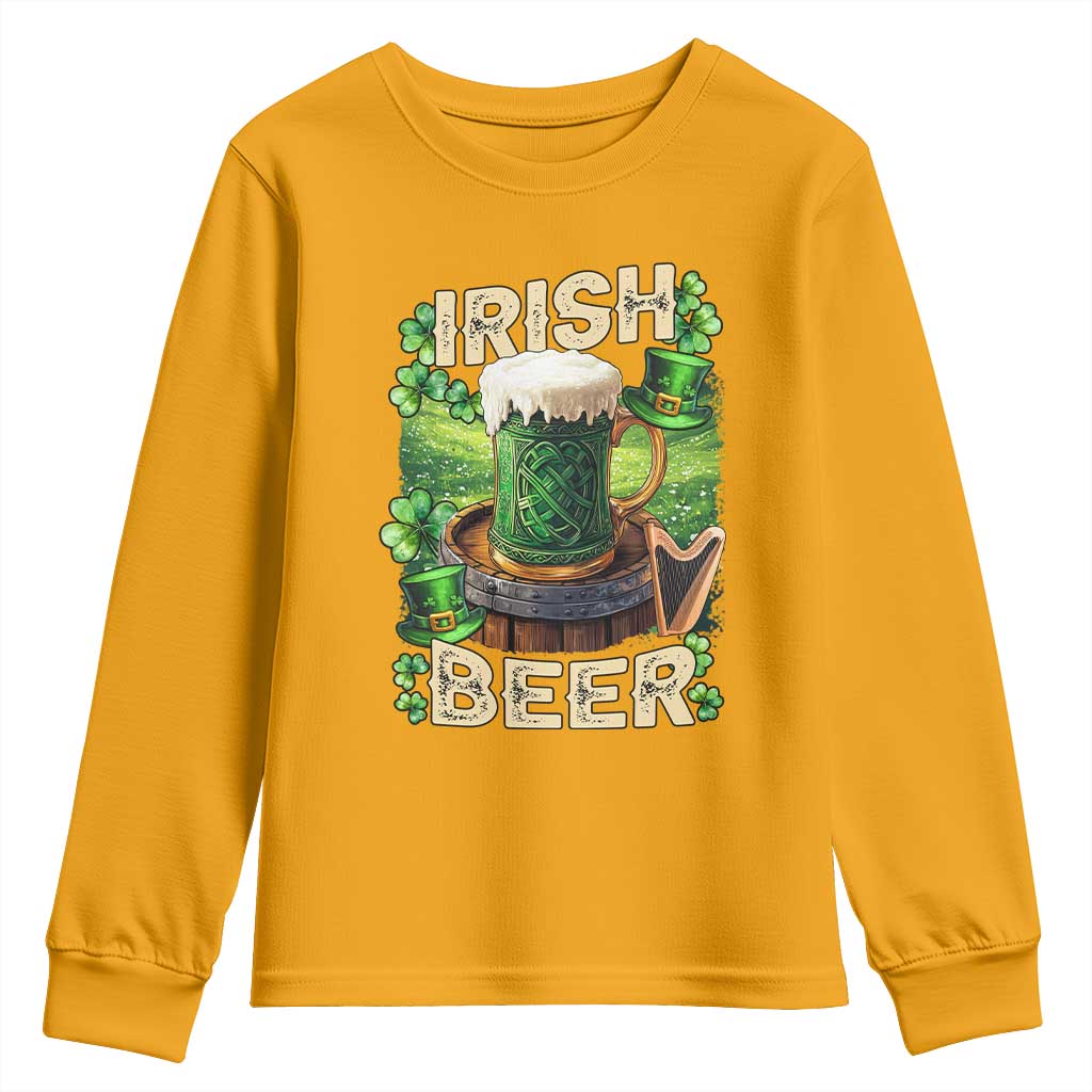 Funny St. Patrick's Day Irish Beer Youth Sweatshirt