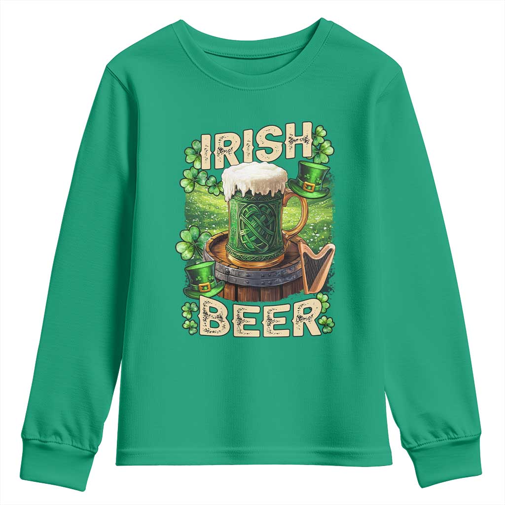 Funny St. Patrick's Day Irish Beer Youth Sweatshirt