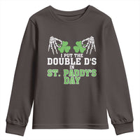 Funny St. Patrick's Day Youth Sweatshirt Double Ds On St Paddys Day