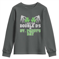Funny St. Patrick's Day Youth Sweatshirt Double Ds On St Paddys Day