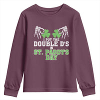 Funny St. Patrick's Day Youth Sweatshirt Double Ds On St Paddys Day