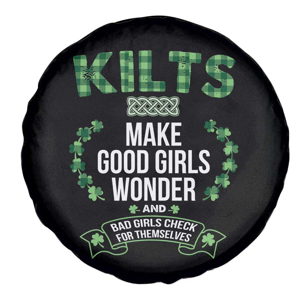 Funny Scots-Irish Kilts Spare Tire Cover Make Good Girls Wonder And Bad Girls Check For Themselves