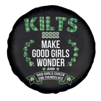 Funny Scots-Irish Kilts Spare Tire Cover Make Good Girls Wonder And Bad Girls Check For Themselves