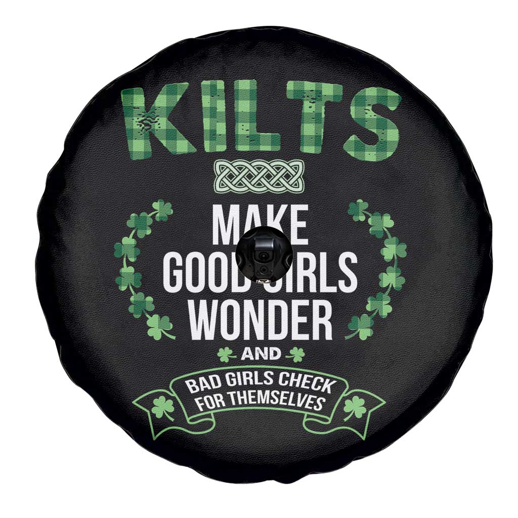 Funny Scots-Irish Kilts Spare Tire Cover Make Good Girls Wonder And Bad Girls Check For Themselves