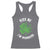 Funny St. Patrick's Day Cannabis Racerback Tank Top Kiss Me I'm Highrish