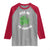 Funny St. Patrick's Day Cannabis Raglan Shirt Kiss Me I'm Highrish