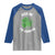 Funny St. Patrick's Day Cannabis Raglan Shirt Kiss Me I'm Highrish