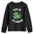 Funny St. Patrick's Day Cannabis Youth Sweatshirt Kiss Me I'm Highrish