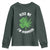 Funny St. Patrick's Day Cannabis Youth Sweatshirt Kiss Me I'm Highrish