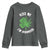 Funny St. Patrick's Day Cannabis Youth Sweatshirt Kiss Me I'm Highrish