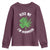 Funny St. Patrick's Day Cannabis Youth Sweatshirt Kiss Me I'm Highrish