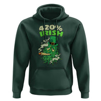 Funny St. Patrick's Day Cannabis Hoodie 420% Irish Weed