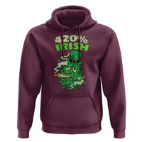 Funny St. Patrick's Day Cannabis Hoodie 420% Irish Weed