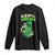 Funny St. Patrick's Day Cannabis Long Sleeve Shirt 420% Irish Weed