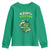Funny St. Patrick's Day Cannabis Youth Sweatshirt 420% Irish Weed