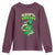 Funny St. Patrick's Day Cannabis Youth Sweatshirt 420% Irish Weed