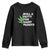 Funny St. Patrick's Day Weed Youth Sweatshirt Roll A Fatty For Saints Paddys 420 Cannabis