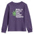 Funny St. Patrick's Day Weed Youth Sweatshirt Roll A Fatty For Saints Paddys 420 Cannabis
