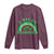 Funny St. Patrick's Day Marijuana Long Sleeve Shirt A Wee Bit Highrish 420 Weed Cannabis