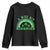 Funny St. Patrick's Day Marijuana Youth Sweatshirt A Wee Bit Highrish 420 Weed Cannabis
