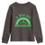 Funny St. Patrick's Day Marijuana Youth Sweatshirt A Wee Bit Highrish 420 Weed Cannabis
