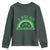 Funny St. Patrick's Day Marijuana Youth Sweatshirt A Wee Bit Highrish 420 Weed Cannabis