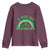 Funny St. Patrick's Day Marijuana Youth Sweatshirt A Wee Bit Highrish 420 Weed Cannabis