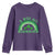 Funny St. Patrick's Day Marijuana Youth Sweatshirt A Wee Bit Highrish 420 Weed Cannabis