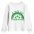 Funny St. Patrick's Day Marijuana Youth Sweatshirt A Wee Bit Highrish 420 Weed Cannabis