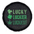 Funny St. Patrick's Day Weed Spare Tire Cover Lucky Luckiest Cannabis Shamrock